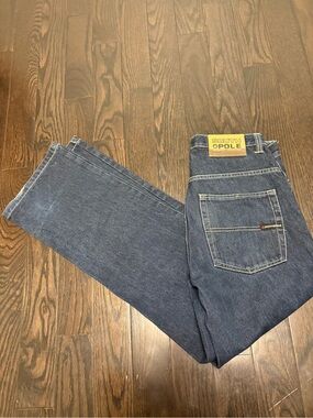 Southpole Jeans Mens 30x30 Blue Denim Wide Leg Boot Cut Skater Hip Hop Y2K